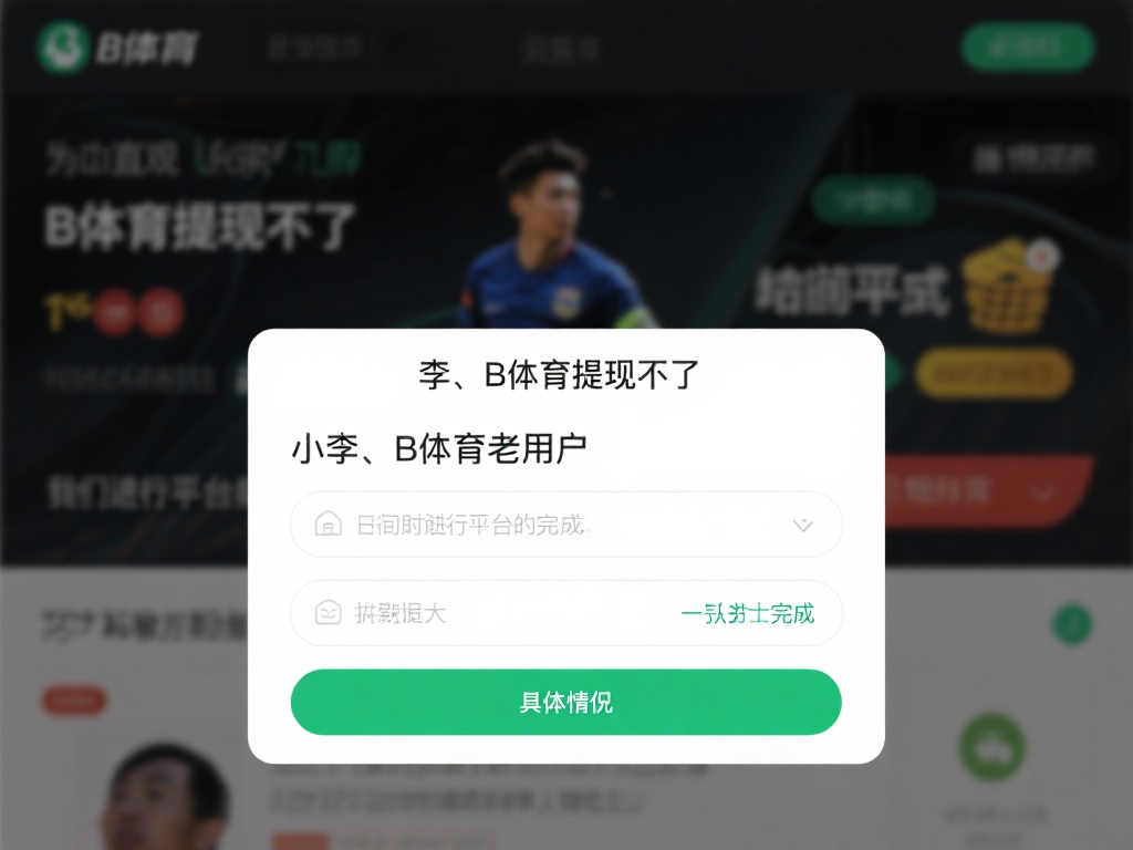 B体育提现不了吗？用户反馈与官方回应一览 (B体育提现问题曝光：用户反馈与官方回应全解析）